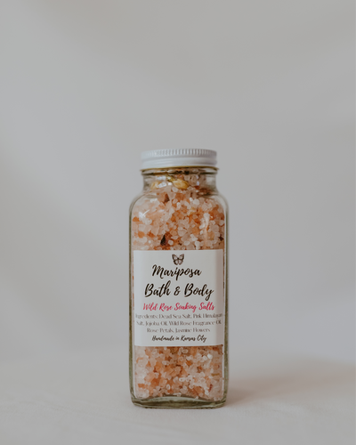 Wild Rose Soaking Salts