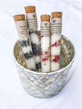 Load image into Gallery viewer, Rose Petal Corked Soaking Salts