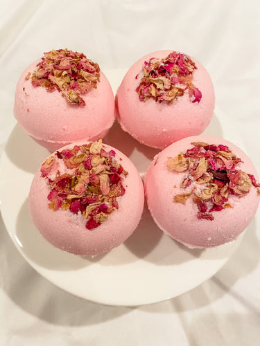 Pink Peony and Rose Bath Bomb